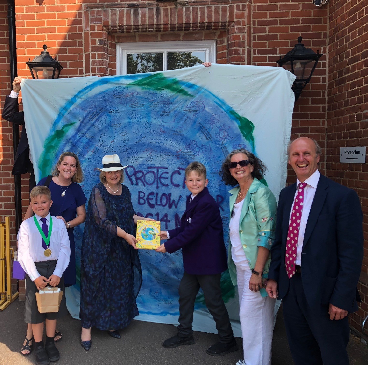 TSL Debates Blue Planet Banner comes home to King's UK - July 2018